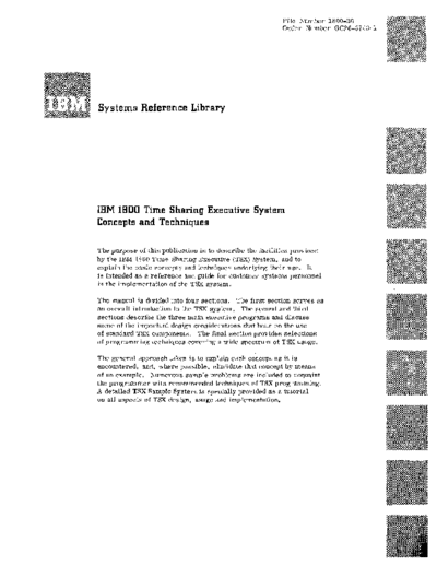 IBM GC26-3703-1 1800 Time-Sharing Executive System Concepts and Techniques Jun70  IBM 1800 tsx GC26-3703-1_1800_Time-Sharing_Executive_System_Concepts_and_Techniques_Jun70.pdf
