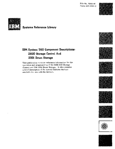 IBM A22-6895-2 2820 2301 Component Descr Sep69  IBM 28xx 2820 A22-6895-2_2820_2301_Component_Descr_Sep69.pdf