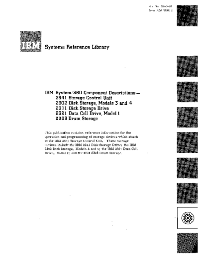 IBM A26-5988-2 2841 2302 2311 2321 2303 Component Descriptions Oct65  IBM 28xx 2841 A26-5988-2_2841_2302_2311_2321_2303_Component_Descriptions_Oct65.pdf