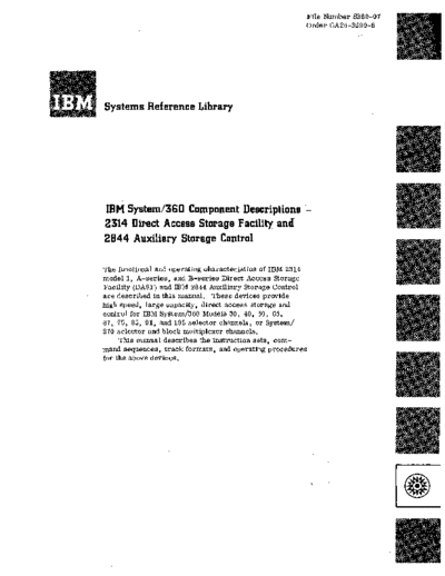 IBM GA26-3599-6 2314 2844 Component Description Nov71  IBM 28xx 2844 GA26-3599-6_2314_2844_Component_Description_Nov71.pdf