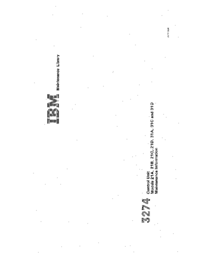 IBM SY27-2554-1 3274 Control Unit Model 41 Maintenance Information Dec83  IBM 3270 fe SY27-2554-1_3274_Control_Unit_Model_41_Maintenance_Information_Dec83.pdf