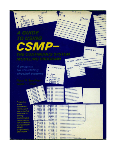 IBM Speckhart A Guide to Using CSMP 1976  IBM 360 csmp Speckhart_A_Guide_to_Using_CSMP_1976.pdf