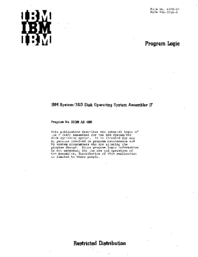 IBM Y26-3716-0 asm(f) plm Mar68  IBM 360 asm Y26-3716-0_asm(f)_plm_Mar68.pdf