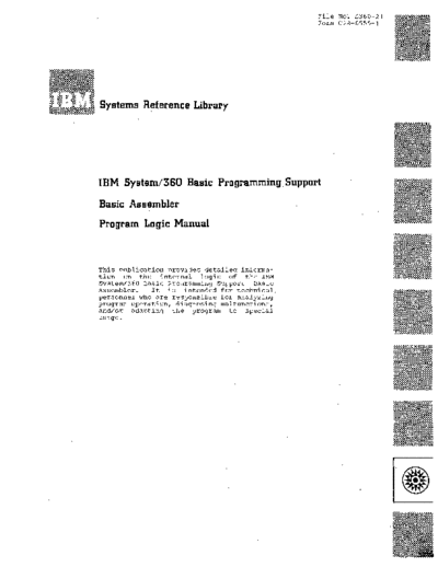 IBM C28-6555-1 BPS Basic Assembler PLM  IBM 360 bos_bps C28-6555-1_BPS_Basic_Assembler_PLM.pdf