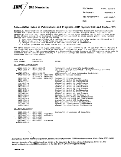 IBM GN20-0360-75 360-370TNL  IBM 360 bibliography GN20-0360-75_360-370TNL.pdf