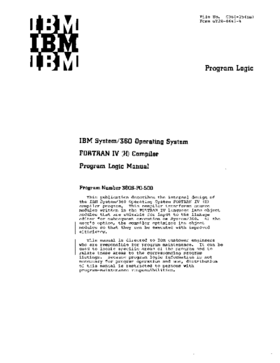 IBM GY28-6642-4 FortH PgmLogMan  IBM 360 fortran GY28-6642-4_FortH_PgmLogMan.pdf