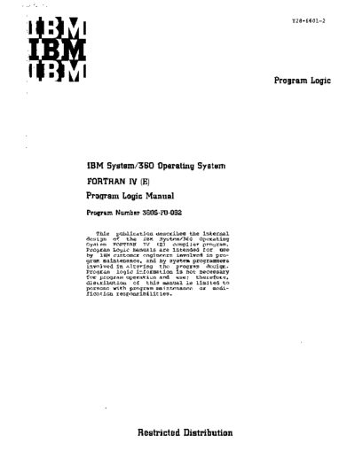 IBM Y28-6601-2 FORTRAN E PLM Sep66  IBM 360 fortran Y28-6601-2_FORTRAN_E_PLM_Sep66.pdf