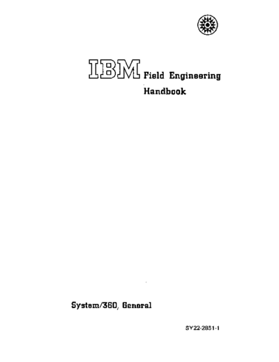 IBM SY22-2851-1 360FE Aug70  IBM 360 fe SY22-2851-1_360FE_Aug70.pdf