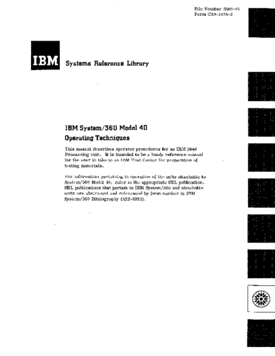 IBM C20-1635-2 Model 40 Operating Techniques  IBM 360 operatingGuide C20-1635-2_Model_40_Operating_Techniques.pdf