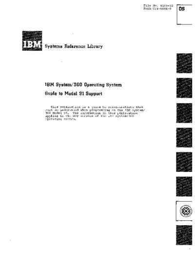 IBM C28-6666-0 360-91 OSsupport Nov67  IBM 360 os C28-6666-0_360-91_OSsupport_Nov67.pdf