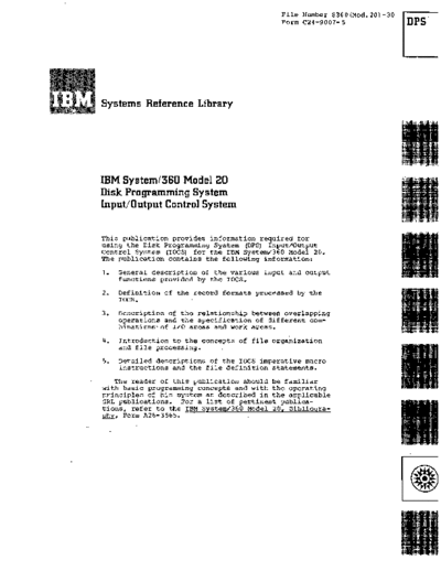 IBM C24-9007-5 360-20 diskIOCS Mar69  IBM 360 model20 C24-9007-5_360-20_diskIOCS_Mar69.pdf