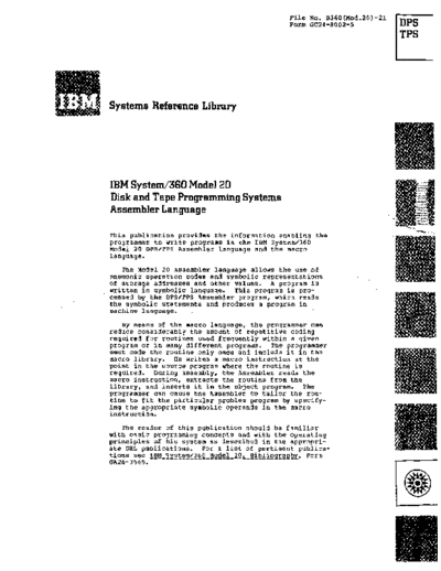 IBM GC24-9002-5 360-20asm Apr70  IBM 360 model20 GC24-9002-5_360-20asm_Apr70.pdf