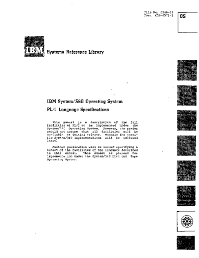 IBM C28-6571-3 PL I Language Specifications Jul66  IBM 360 pli C28-6571-3_PL_I_Language_Specifications_Jul66.pdf