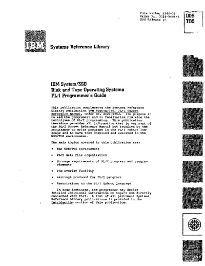 IBM GC24-9005-6 DOS PLI Programmers Guide Apr71  IBM 360 pli GC24-9005-6_DOS_PLI_Programmers_Guide_Apr71.pdf