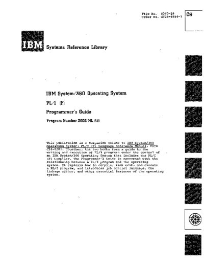 IBM GC28-6594-7 PLIf pgGd Jan71  IBM 360 pli GC28-6594-7_PLIf_pgGd_Jan71.pdf