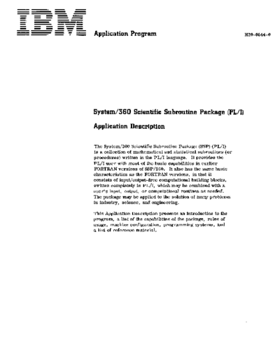 IBM H20-0544-0 PL1 SSP Ovrv 68  IBM 360 pli H20-0544-0_PL1_SSP_Ovrv_68.pdf