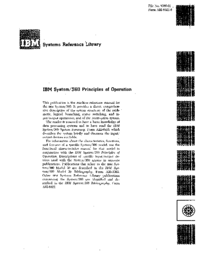 IBM A22-6821-6 360PrincOpsJan67  IBM 360 princOps A22-6821-6_360PrincOpsJan67.pdf