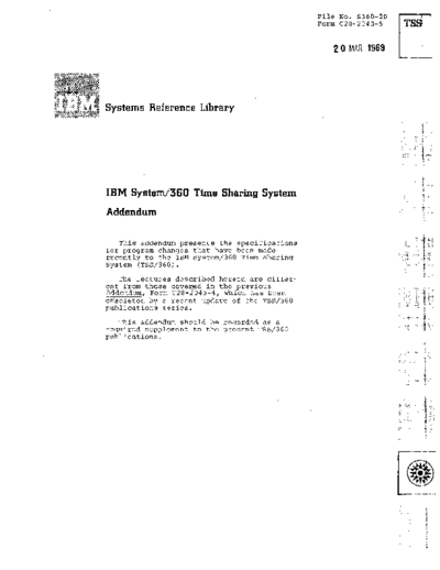 IBM C28-2043-7 TSSaddend Nov68  IBM 360 tss C28-2043-7_TSSaddend_Nov68.pdf