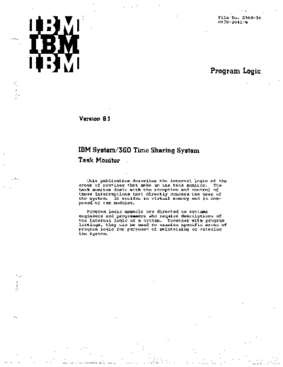 IBM GY28-2041-4 Time Sharing System Task Monitor PLM Sep71  IBM 360 tss GY28-2041-4_Time_Sharing_System_Task_Monitor_PLM_Sep71.pdf