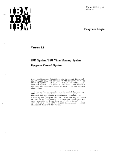 IBM GY28-2014-2 Time Sharing System Program Control System PLM Sep71  IBM 360 tss GY28-2014-2_Time_Sharing_System_Program_Control_System_PLM_Sep71.pdf