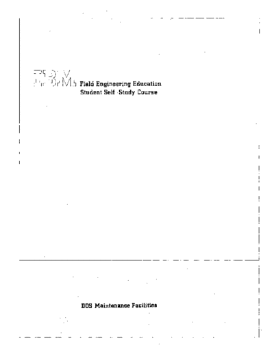 IBM SR25-5640-3 FE Self-Study Course DOS Maintenance Facilities Sep73  IBM 370 DOS_VS SR25-5640-3_FE_Self-Study_Course_DOS_Maintenance_Facilities_Sep73.pdf