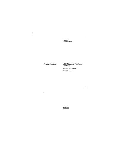 IBM LY33-9101-0 VSE Advanced Functions Rel 2 Handbook Jun80  IBM 370 DOS_VSE LY33-9101-0_VSE_Advanced_Functions_Rel_2_Handbook_Jun80.pdf