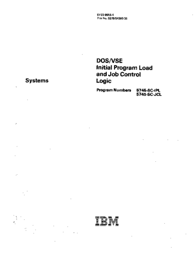 IBM SY33-8555-4 DOS VSE IPL and Job Control Logic Feb79  IBM 370 DOS_VSE SY33-8555-4_DOS_VSE_IPL_and_Job_Control_Logic_Feb79.pdf