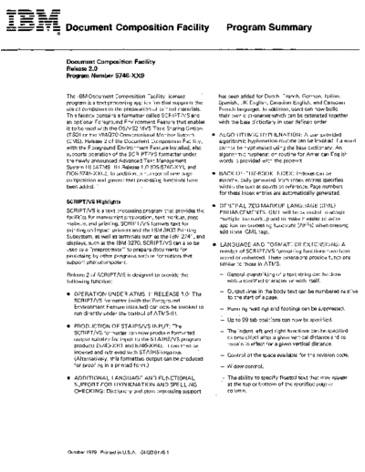 IBM GH20-9175-1 Document Composition Facility Rel 2 Program Summary Oct79  IBM 370 DCF GH20-9175-1_Document_Composition_Facility_Rel_2_Program_Summary_Oct79.pdf