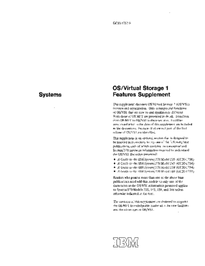 IBM GC20-1752-0 OS VS1 Features Supplement Aug72  IBM 370 OS_VS1 GC20-1752-0_OS_VS1_Features_Supplement_Aug72.pdf