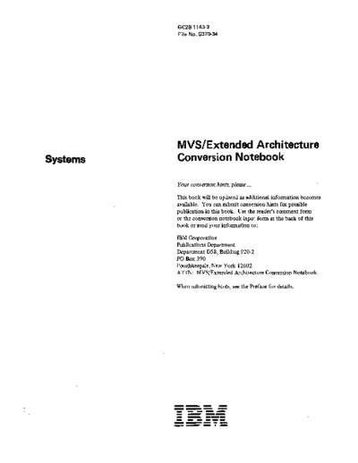 IBM GC28-1143-2 MVS EA Conversion Notebook May84  IBM 370 MVS_EA GC28-1143-2_MVS_EA_Conversion_Notebook_May84.pdf