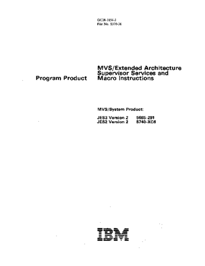 IBM GC28-1154-3 MVS EA Supervisor Services and Macro Instructions Jun87  IBM 370 MVS_EA GC28-1154-3_MVS_EA_Supervisor_Services_and_Macro_Instructions_Jun87.pdf