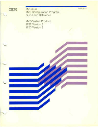 IBM GC28-1817-1 MVS ESA Configuration Program Guide and Reference Dec89  IBM 370 MVS_ESA GC28-1817-1_MVS_ESA_Configuration_Program_Guide_and_Reference_Dec89.pdf