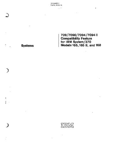 IBM GA22-6955-1 709x Compatibility Feature for IBM-370 165 168  IBM 370 compatibility_feature GA22-6955-1_709x_Compatibility_Feature_for_IBM-370_165_168.pdf