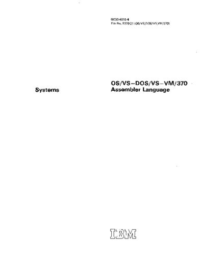 IBM GC33-4010-4 vsAsmLang Jan75  IBM 370 asm GC33-4010-4_vsAsmLang_Jan75.pdf