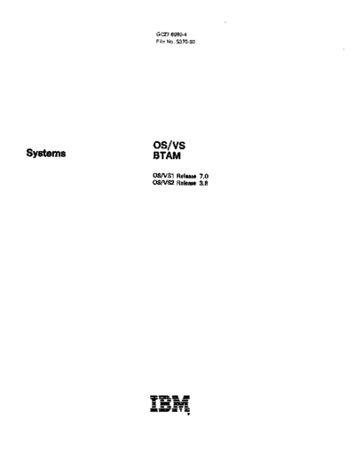 IBM GC27-6980-4 OSVS BTAM SRL Mar82  IBM 370 btam GC27-6980-4_OSVS_BTAM_SRL_Mar82.pdf