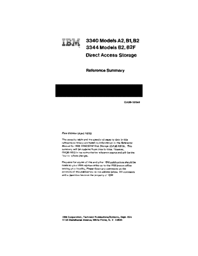 IBM GX20-1979-0 3340 Reference Summary Apr76  IBM dasd reference_summary GX20-1979-0_3340_Reference_Summary_Apr76.pdf