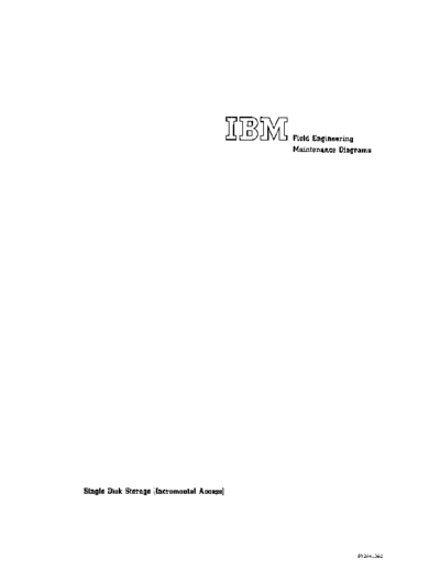 IBM SY26-4126-2 Single Disk Storage Incremental FEMD May69  IBM dasd 13SD SY26-4126-2_Single_Disk_Storage_Incremental_FEMD_May69.pdf