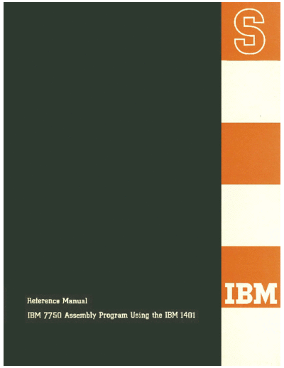 IBM C28-6259 7750 Assembler 1962  IBM datacomm 7750 C28-6259_7750_Assembler_1962.pdf
