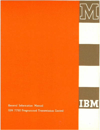 IBM D22-6627 7750 GeneralInfo 1962  IBM datacomm 7750 D22-6627_7750_GeneralInfo_1962.pdf