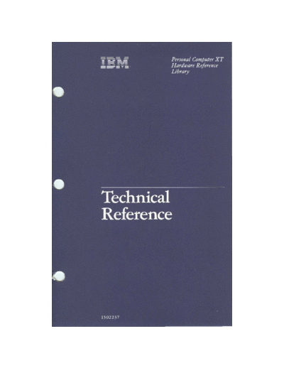 IBM 1502237 PC XT Technical Reference Apr83  IBM pc xt 1502237_PC_XT_Technical_Reference_Apr83.pdf