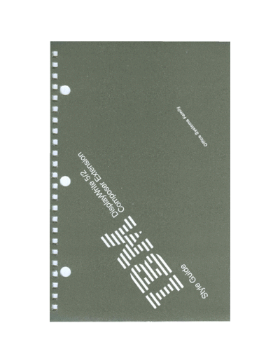 IBM SH21-0464-0 IBM DisplayWrite 5 2 Composer Extension Style Guide Mar89  IBM pc apps SH21-0464-0_IBM_DisplayWrite_5_2_Composer_Extension_Style_Guide_Mar89.pdf