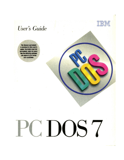 IBM 83G9260 IBM PC DOS 7.0 Users Guide Jan95  IBM pc dos 83G9260_IBM_PC_DOS_7.0_Users_Guide_Jan95.pdf