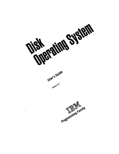 IBM IBM DOS 6.1 Users Guide Jun93  IBM pc dos IBM_DOS_6.1_Users_Guide_Jun93.pdf