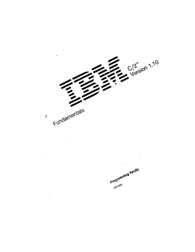 IBM 15F0384 C2 1.10 Fundamentals Sep88  IBM pc languages 15F0384_C2_1.10_Fundamentals_Sep88.pdf