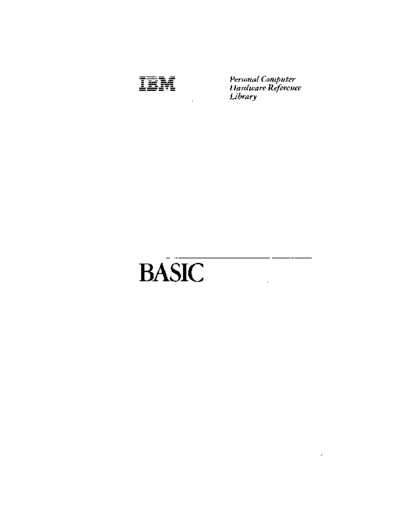 IBM BASIC 1.1 May82  IBM pc languages BASIC_1.1_May82.pdf