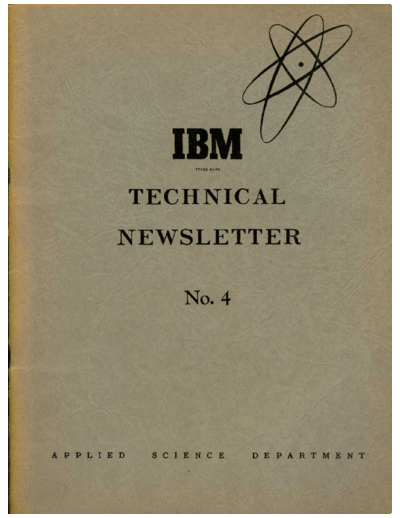 IBM Appl Sci Tech Newsletter 04 Jan53  IBM periodicals Applied_Sci_Tech_Newsletter Appl_Sci_Tech_Newsletter_04_Jan53.pdf