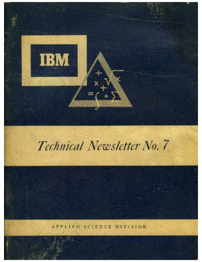 IBM Appl Sci Tech Newsletter 07 Aug54  IBM periodicals Applied_Sci_Tech_Newsletter Appl_Sci_Tech_Newsletter_07_Aug54.pdf