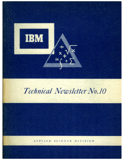 IBM Appl Sci Tech Newsletter 10 Oct55  IBM periodicals Applied_Sci_Tech_Newsletter Appl_Sci_Tech_Newsletter_10_Oct55.pdf