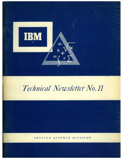 IBM Appl Sci Tech Newsletter 11 Mar56  IBM periodicals Applied_Sci_Tech_Newsletter Appl_Sci_Tech_Newsletter_11_Mar56.pdf