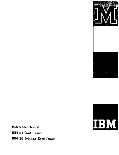 IBM A24-0520-2 24-26 Keypunches  IBM punchedCard Keypunch A24-0520-2_24-26_Keypunches.pdf